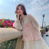 【赤字覚悟!処分セール】優しい雰囲気漂う立体花柄ニットキャミソール | 17kg | 詳細画像9