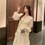 【赤字覚悟!処分セール】優しい雰囲気漂う立体花柄ニットキャミソール | 17kg | 詳細画像32