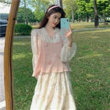 【赤字覚悟!処分セール】優しい雰囲気漂う立体花柄ニットキャミソール | 17kg | 詳細画像6