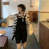 オールインワンパンツORトップス サロペットボーダーブラウス | 17kg | 詳細画像10 