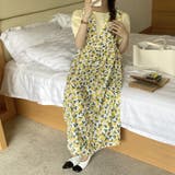 【赤字覚悟！処分セール】ロングワンピースキャミワンピノースリーブ花柄オシャレ | 17kg | 詳細画像10 
