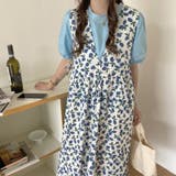 【赤字覚悟！処分セール】ロングワンピースキャミワンピノースリーブ花柄オシャレ | 17kg | 詳細画像13 