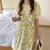 【赤字覚悟！処分セール】ロングワンピースキャミワンピノースリーブ花柄オシャレ | 17kg | 詳細画像4 