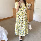 【赤字覚悟！処分セール】ロングワンピースキャミワンピノースリーブ花柄オシャレ | 17kg | 詳細画像7 