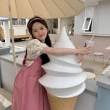 【赤字覚悟！処分セール】ロングワンピースORトップス花柄パフスリーブブラウス | 17kg | 詳細画像7 