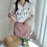 【赤字覚悟!処分セール】トップス半袖シャツ刺繍ブラウス花柄バルーン袖 | 17kg | 詳細画像14