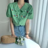 【赤字覚悟!処分セール】トップス半袖シャツ刺繍ブラウス花柄バルーン袖 | 17kg | 詳細画像28