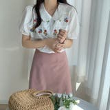 【赤字覚悟!処分セール】トップス半袖シャツ刺繍ブラウス花柄バルーン袖 | 17kg | 詳細画像37