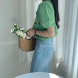【赤字覚悟!処分セール】トップス半袖シャツ刺繍ブラウス花柄バルーン袖 | 17kg | 詳細画像46
