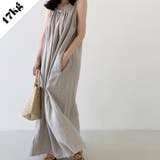 【SHOPLIST限定】ロングキャミワンピース綿麻ノースリーブ | 17kg | 詳細画像1