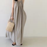 【SHOPLIST限定】ロングキャミワンピース綿麻ノースリーブ | 17kg | 詳細画像13