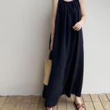 【SHOPLIST限定】ロングキャミワンピース綿麻ノースリーブ | 17kg | 詳細画像2