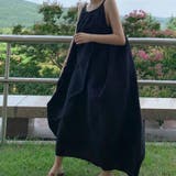 【SHOPLIST限定】ロングキャミワンピース綿麻ノースリーブ | 17kg | 詳細画像9