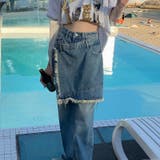 【赤字覚悟!処分セール】デニムロングパンツハイウエストデザインカジュアル不規則 | 17kg | 詳細画像4