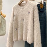 【SHOPLIST限定】もこもこウサギ小花柄セーター | 17kg | 詳細画像10 
