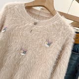 【SHOPLIST限定】もこもこウサギ小花柄セーター | 17kg | 詳細画像14 