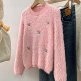 【SHOPLIST限定】もこもこウサギ小花柄セーター | 17kg | 詳細画像6 