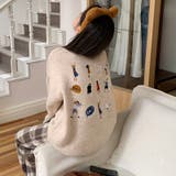【SHOPLIST限定】韓国ファッション刺繍入りニットセーター | 17kg | 詳細画像10 