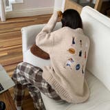 【SHOPLIST限定】韓国ファッション刺繍入りニットセーター | 17kg | 詳細画像4 