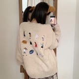 【SHOPLIST限定】韓国ファッション刺繍入りニットセーター | 17kg | 詳細画像5 