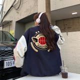 ヴィンテージ風アメリカ野球ジャケット大きいサイズカープルコーディ | 17kg | 詳細画像13