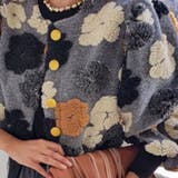 シックでスイートなレトロなラムウールの配色デザイン缶ショートアウター | 17kg | 詳細画像13