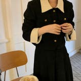 コーデュロイラペルショートコート+Aラインスカート2点スーツ | 17kg | 詳細画像10