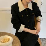 コーデュロイラペルショートコート+Aラインスカート2点スーツ | 17kg | 詳細画像11