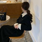 コーデュロイラペルショートコート+Aラインスカート2点スーツ | 17kg | 詳細画像13