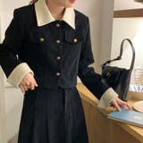 コーデュロイラペルショートコート+Aラインスカート2点スーツ | 17kg | 詳細画像19