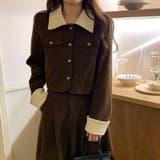 コーデュロイラペルショートコート+Aラインスカート2点スーツ | 17kg | 詳細画像27
