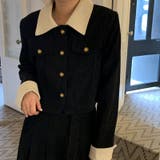 コーデュロイラペルショートコート+Aラインスカート2点スーツ | 17kg | 詳細画像8