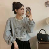 【SHOPLIST限定】程よい抜け感!真珠のネックレスパーカートレーナー | 17kg | 詳細画像5 