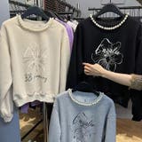【SHOPLIST限定】程よい抜け感!真珠のネックレスパーカートレーナー | 17kg | 詳細画像7 