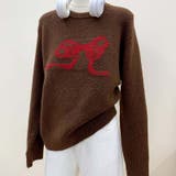 【SHOPLIST限定】程よい可愛いらしさ!蝶編みプルオーバーニットセーター | 17kg | 詳細画像18 