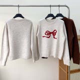 【SHOPLIST限定】程よい可愛いらしさ!蝶編みプルオーバーニットセーター | 17kg | 詳細画像6 
