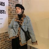 こなれた印象を演出。リバーシブル裏起毛ヒョウ柄×デニムコート | 17kg | 詳細画像10