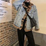 こなれた印象を演出。リバーシブル裏起毛ヒョウ柄×デニムコート | 17kg | 詳細画像18
