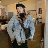 こなれた印象を演出。リバーシブル裏起毛ヒョウ柄×デニムコート | 17kg | 詳細画像2