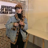 こなれた印象を演出。リバーシブル裏起毛ヒョウ柄×デニムコート | 17kg | 詳細画像4