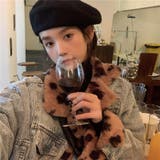 こなれた印象を演出。リバーシブル裏起毛ヒョウ柄×デニムコート | 17kg | 詳細画像8