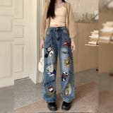 【SHOPLIST限定】おしゃれでリラックスした雰囲気!落書きデニムパンツ | 17kg | 詳細画像19