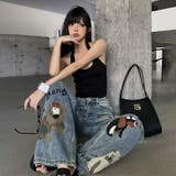 【SHOPLIST限定】おしゃれでリラックスした雰囲気!落書きデニムパンツ | 17kg | 詳細画像21