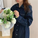 【SHOPLIST限定】デニムライクに!紐付けデニムワンピース | 17kg | 詳細画像12 