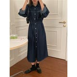 【SHOPLIST限定】デニムライクに!紐付けデニムワンピース | 17kg | 詳細画像17 