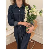 【SHOPLIST限定】デニムライクに!紐付けデニムワンピース | 17kg | 詳細画像25 