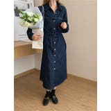 【SHOPLIST限定】デニムライクに!紐付けデニムワンピース | 17kg | 詳細画像31 