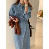 【SHOPLIST限定】デニムライクに!紐付けデニムワンピース | 17kg | 詳細画像33 