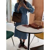 【SHOPLIST限定】デニムライクに!紐付けデニムワンピース | 17kg | 詳細画像46 