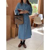 【SHOPLIST限定】デニムライクに!紐付けデニムワンピース | 17kg | 詳細画像47 